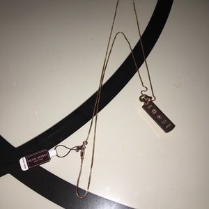 Henri Bendel Rose gold necklace with pendant
